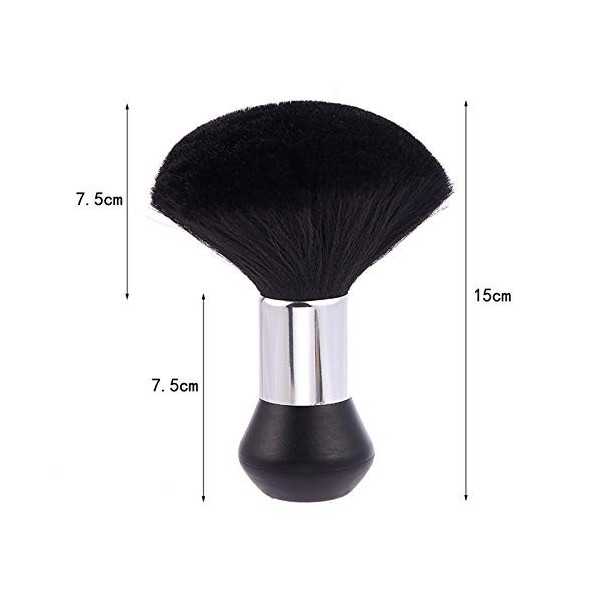 YUEMING Brosse de Cou de Barbier, Barber Soft Neck Duster Brush, Nettoyage Coupe de Cheveux Plumeau pour Cou Cheveux Salon de