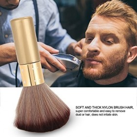 Balais à Cou Brosse à Cheveux pour Salon, Coiffure-Brosse Plumeau pour le Cou Cheveux Salon de Coiffure Barbier Outil de Nett