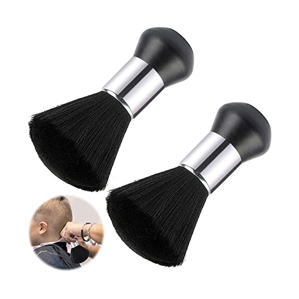 2 Pièces Coiffeur Balais à Cou Balais à Cou Brosse à Cheveux Brosse de Coiffeur Professionnelle Brosses de Cou de Coiffeur Ne