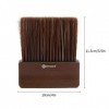 Balais à Cou Brosse à Cheveux Coiffeur, Brosse Plumeau, Professionnel Balais à Cheveux Coiffeur Brosse Doux Coussin de Visage