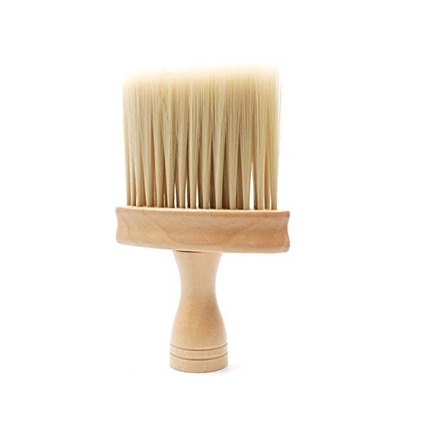 Brosse Plumeau pour Le Cou Brosse Plumeau pour Le Cou Cheveux Nettoyage Coupe de Cheveux Plumeau pour Le Cou Manche en Bois C