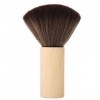 Brosse pour le cou - Outil de coiffure Brosse en bois pour manche à manche pour le visage Cou Duster 2 Pcs