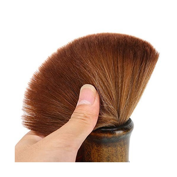 Brosse à plumeau pour le cou, brosse à plumes, pour coiffeur styliste de salon