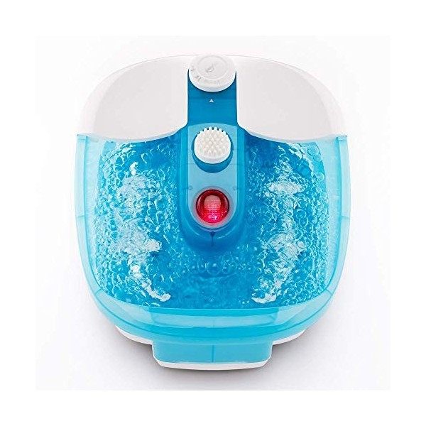 Bain De Pieds Bouillonnant Fb-100 Promed Avec Massage Bouillonnant Et Vibrant, Lumière Rouge, Fonction De Maintien De La Temp