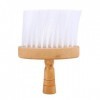 Broco Brosse Cheveux,1pc doux cou Plumeau Brosses à cheveux propre brosse à cheveux en bois poignée outil for salon de coiffu