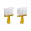 Bdukbduk 2X Brosse À Cheveux Cou Plumeau Coiffure Coupe de Cheveux Brosse de Nettoyage pour Salon de Coiffure Outils de Coiff