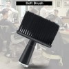 HESHS Plumeau de barbier - Brosse de Cou Professionnelle pour la Coupe de Cheveux | Brosse de Coupe de Cheveux Haircut Duster