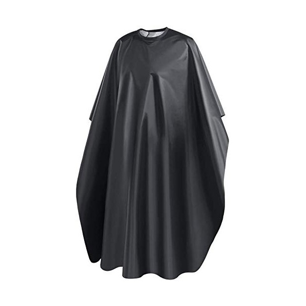 URAQT Capes de Coiffeur de Salon Pleine Longueur, Robe de Coiffure Professionnelle en Nylon Imperméable pour Coupe de Cheveux