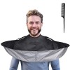 Lictin Coupe de Cheveux Coiffure Cape - Attache Auto-adhésive Coupe de Cheveux Cape, Barbe Rasage Tablier Parapluie Cape Étan