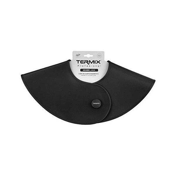 Termix Cape de Coupe Professionnel Magnétique Noir. Cape de Coupe Grand Format. Accessoire Professionnel de Coiffure