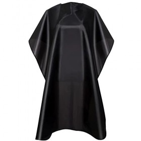 Retoo Cape de Coiffure Professionnelle avec Fermeture à Cordon en Nylon pour Femmes, Hommes Enfants, imperméable et Taille Un