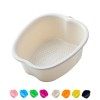 AXLOFO® Grande Bassine Plastique - Spa Bain de Pied Bassin, Baignoire de Soins Des Pieds pour Pédicures/Détox/Massage pour Re