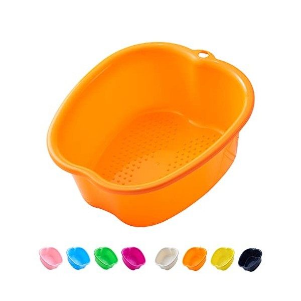 AXLOFO® Grande Bassine Plastique - Spa Bain de Pied Bassin, Baignoire de Soins Des Pieds pour Pédicures/Détox/Massage pour Re