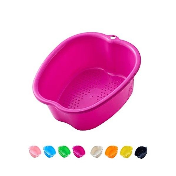 AXLOFO® Grande Bassine Plastique - Spa Bain de Pied Bassin, Baignoire de Soins Des Pieds pour Pédicures/Détox/Massage pour Re