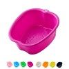 AXLOFO® Grande Bassine Plastique - Spa Bain de Pied Bassin, Baignoire de Soins Des Pieds pour Pédicures/Détox/Massage pour Re