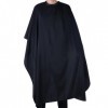 Salon Cheveux Coupe Robe Barber Cape Tissu - Noir