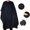 Salon Cheveux Coupe Robe Barber Cape Tissu - Noir