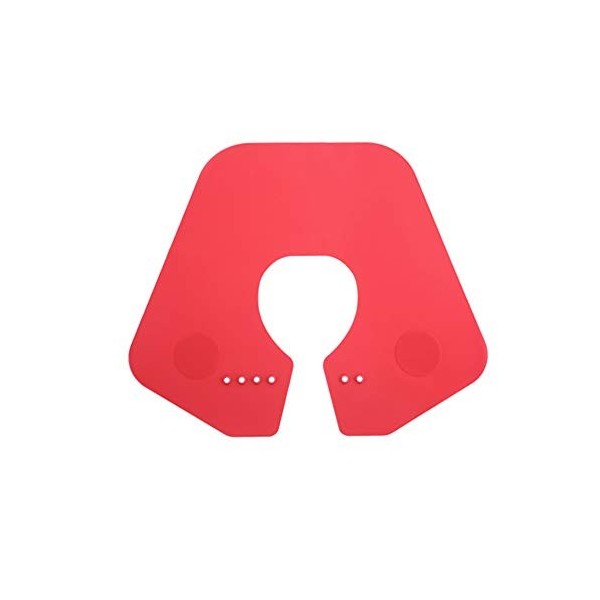 Anself Coiffure Cape Tablier Réglable de Cape de Cou en Silicone pour Coupe de Cheveux Teinture Collier de Coupe de Coiffure 