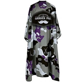 Cape de Coiffure, Capes de Coiffeur de Salon, Robe de Coiffure Professionnelle Cape de Coiffeur en Nylon Imperméable pour Cou