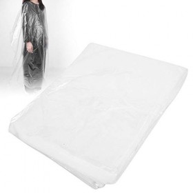 100pcs Cape de Coiffeur Jetable, Cape de Coiffure Tablier de Coupe de Cheveux Salon de Coiffure Cape en Tissu pour la Coupe d
