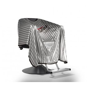 Barbermood Barber Cape de salon professionnel, barbier Cape, 138 cm x 158 cm, imperméable, perméable à lair, réglable, lavab