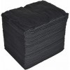 Lot de 100 serviettes jetables Spun-Lace 40 x 80 cm Noir