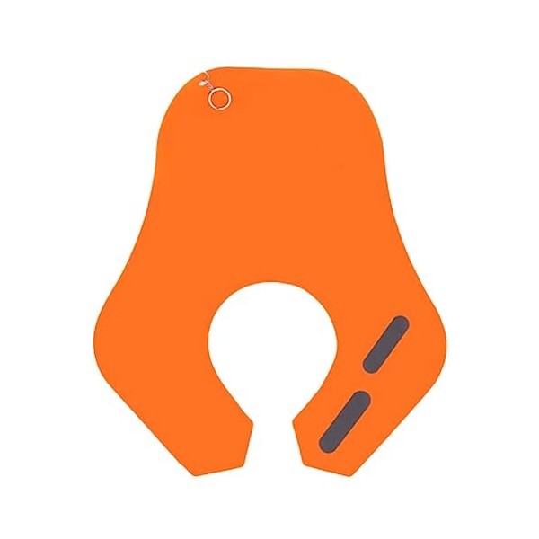 Uonlytech Cape de coupe en silicone pour teinture des cheveux - Pour salon et usage domestique - Orange