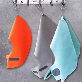 Uonlytech Cape de coupe en silicone pour teinture des cheveux - Pour salon et usage domestique - Orange
