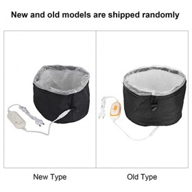 Chapeau de traitement à lhuile de chauffage,Casques Chauffant Cheveux, bouchon EU 220V pour cheveux vapeur,Casque Chauffant 