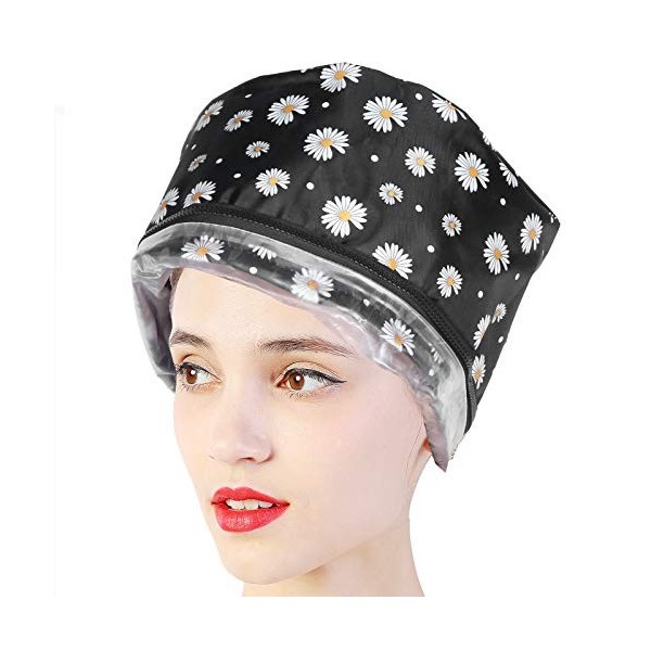 Bonnet Chauffant Cheveux Casques Chauffant Cheveux Thermique pour Soins Capillaires, Traitement du Cuir Chevelu pour Salon de