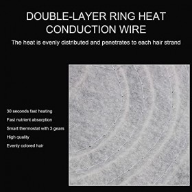 Bonnet chauffant pour cheveux, Bonnet de traitement thermique pour cheveux, Bonnet pour cheveux pour traitement à lhuile, Bo