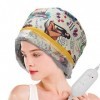 Brrnoo Capuchon chauffant électrique avec 3 modes de réglage de la température pour cheveux - Traitement thermique - Pour séc