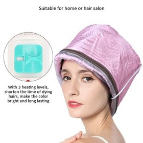 Accueil Salon de coiffure Chapeau Chauffage électrique des cheveux Chapeau Thermostat Casquette de coiffure