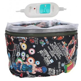 Traitement thermique à la vapeur pour cheveux Capuchon de spa Chapeau de soins nourrissants EU 