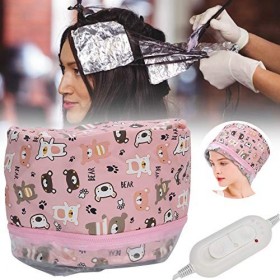 Brrnoo Bonnet de soin électrique pour cheveux - Avec 3 modes de réglage de la température pour les soins personnels prise UE