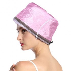 Chapeau chauffant pour cheveux, chapeau de soins capillaires élastique durable et durable avec 3 niveaux de chauffage pour ch