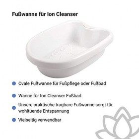 Cuvette "Oval" pour bain de pieds avec lappareil Ion Cleanser