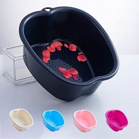 Bain de Pied Grand Bassin de Spa, Bassin de Trempage des Pieds en Plastique Robuste pour Pédicure Relaxation et Massage Foot 
