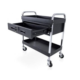 QUIRUMED Chariot de Salon de Coiffure avec tiroir et Plateau