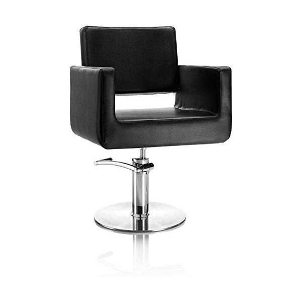 Xanitalia Pro Hair King Base Ronde Fauteuil de Coiffure, Noir, 5470 g