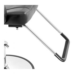 Physa Physa Epsom Black Fauteuil de coiffeur Repose-pieds 50-64 cm 170 kg Noir Hauteur réglable