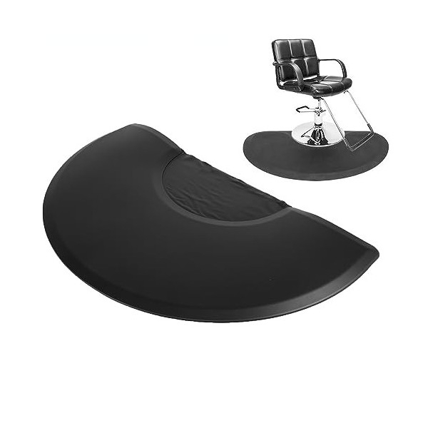 Tapis de Sol Anti-fatigue pour Chaise de Salon et Salon de Coiffure Tapis de Support de Sol de Salon de Coiffure Demi-rond po