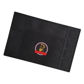 Tapis de Station de Coiffure, Tapis Doutils de Barbier, Tapis de Barbier en Silicone pour Tondeuses, Tapis de Rangement Impe