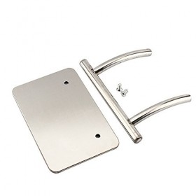 Repose-pieds en acier inoxydable - Repose-pieds - Coiffeur - Look brillant - Pour salon de coiffure - Tatouage Shop