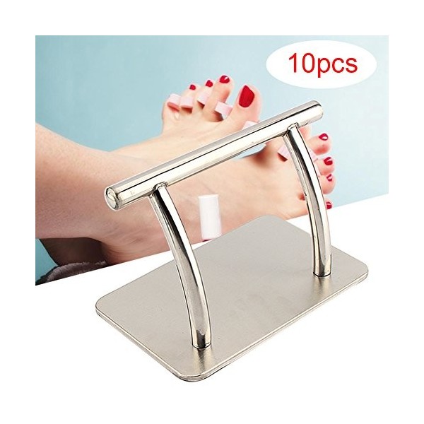 Ejoyous Repose-Pieds de Coiffure Mobile en Acier Inoxydable, Repose-Pieds Professionnel Mobile Repose-Pieds pour Salon de Coi