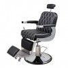 FLOYINM Reclining Barber Chair Hydraulic Salon Chair with Adjustable Headrest and Heavy Duty Base for Hair Cutting