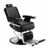 FLOYINM Hairdressing Reclining Chair Barber Haircut Chair Rotatable and Liftable Put Down Easy Wiped Black