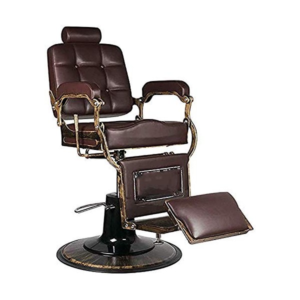 Chaise de Salon Vintage équipement de beauté hydraulique, tabourets Chaise de barbier de Salon pouvant pivoter à 360 degrés, 