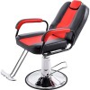 FLOYINM Reclining Barber Chair with Heavy-Duty Pump for Beauty Salon Tatoo Spa Equipment Black/Red Color : Argento, Size : A