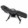 FLOYINM Dual-Purpose Tattoo Barber Chair Adjustable Beauty Salon Spa Massage Bed with Drawer 185x82x80CM Black